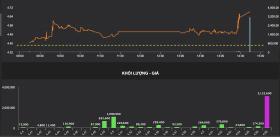 Cú bật nảy trong phiên cuối trên sàn HoSE của cổ phiếu HAGL Agrico