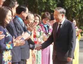  Tổng Bí thư, Chủ tịch nước Tô Lâm gặp mặt đại biểu &quot;Tham mưu giỏi, phục vụ tốt&quot;