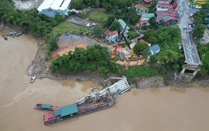 Thái Nguyên: Ngày đêm san gạt 6km đường, khơi thông đường vào một xóm bị cô lập suốt 7 ngày sau mưa lũ