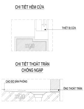 Cách phòng tránh nước tràn vào ban công mùa mưa bão