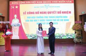  PGS-TS Vương Thị Ngọc Lan làm phó hiệu trưởng Trường ĐH Y dược TP HCM 第1张