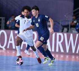 Đội tuyển futsal Thái Lan có chiến thắng thứ hai liên tiếp tại World Cup