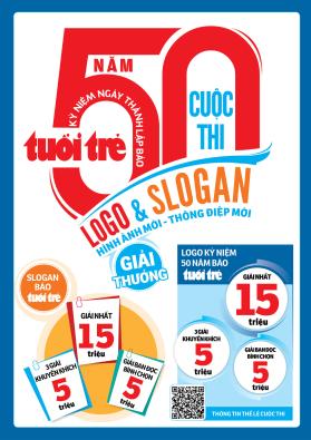 Hoan nghênh độc giả thi ý tưởng và thiết kế logo - slogan kỷ niệm 50 năm thành lập báo Tuổi Trẻ