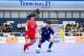 Đội tuyển futsal nữ Việt Nam vô địch giải quốc tế tại Thái Lan