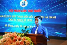  Anh Nguyễn Hải Dương tái đắc cử Chủ tịch Hội LHTN Việt Nam tỉnh Hà Giang 